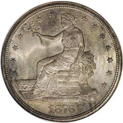 1876-S T$1 MS66 NGC. The recorded mintage is more than