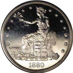 1880 T$1 PR67 Cameo NGC. The 1880 Trade dollar is an i