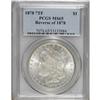 Image 1 : 1878 7TF S$1 Reverse of 1878 MS65 PCGS. This lustrous