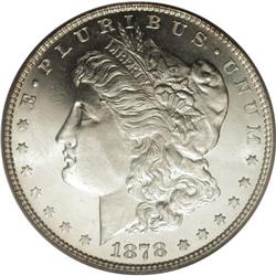 1878 7TF S$1 Reverse of 1878 MS66 Prooflike PCGS. Ex: