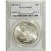 Image 1 : 1878-CC S$1 MS65 PCGS. Swirling luster adorns essentia