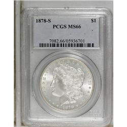 1878-S S$1 MS66 PCGS. No history of the San Francisco