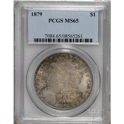 1879 S$1 MS65 PCGS. The 1879 dollar is plentiful in al