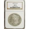 Image 1 : 1879-CC S$1 AU53 NGC. Perfect Mintmark. This brilliant