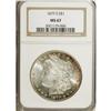 Image 1 : 1879-S S$1 MS67 NGC. Crisply detailed with only a trac