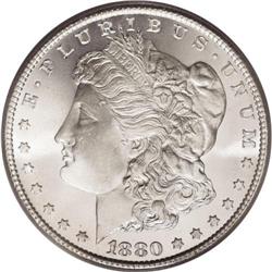 1880-S S$1 MS68 PCGS. Medium S. This exquisitely struc