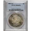 Image 1 : 1881-CC S$1 MS65 Prooflike PCGS. The low-mintage 1881-