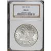 Image 1 : 1881-O S$1 MS65 NGC. An impressive example with fully