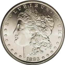 1883-CC S$1 MS66 Deep Mirror Prooflike PCGS. A gloriou