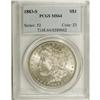 Image 3 : 1883-S S$1 MS64 PCGS. The sharply detailed, lightly to