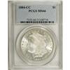 Image 1 : 1884-CC S$1 MS66 PCGS. Light gold toning is noted on t