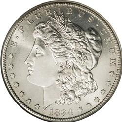 1884-S S$1 MS64 NGC. The 1884-S is among the most reno