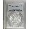 Image 1 : 1886 S$1 MS67 PCGS. This fully struck Superb Gem has s