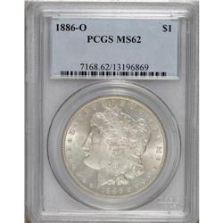 1886-O S$1 MS62 PCGS. This New Orleans representative