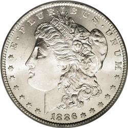 1886-O S$1 MS63 PCGS. The 1886-O is a well-known condi