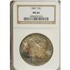 Image 1 : 1887 S$1 MS66 NGC. A toned obverse and fully brilliant