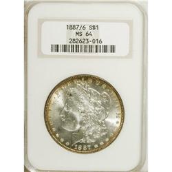 1887/6 S$1 MS64 NGC. VAM-2. A Top 100 Variety. The obv