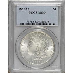 1887-O S$1 MS64 PCGS. While the 1887-O is typically se