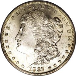 1887-O S$1 MS65 PCGS. The 1887-O is an issue that is u