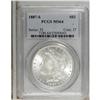 Image 1 : 1887-S $1 MS64 PCGS. Both sides are awash in pleasing