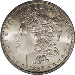 1887-S S$1 MS65 PCGS. The only recorded quantities of
