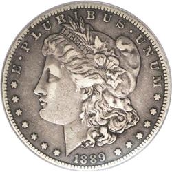 1889-CC S$1 VF35 PCGS. This Choice VF is one of the mo