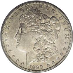 1889-CC S$1 XF45 PCGS. This key date Morgan had a mint