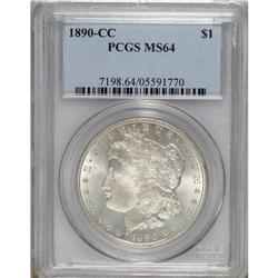 1890-CC S$1 MS64 PCGS. The 1890-CC, while minted in su