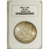 Image 3 : 1890-S S$1 MS66 NGC. Lovely original toning is the hal