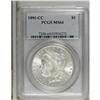 1891-CC S$1 MS64 PCGS. VAM-3. A Top 100 Variety. A sma