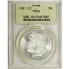 Image 1 : 1891-CC S$1 MS64 PCGS. This virtually brilliant near-G