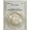Image 1 : 1891-CC S$1 MS64 PCGS. A trace of ivory color can be s