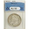 1893-CC S$1 AU50 ANACS. Luster emerges from the device