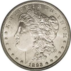 1893-CC S$1 MS64 PCGS. 1893-CC dollars come with the s