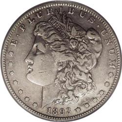1893-S S$1 VF25 PCGS. This is a problem-free, medium s