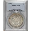 1895-O S$1 AU50 PCGS. The smooth surfaces of this AU e