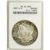 Image 1 : 1897-S S$1 MS65 Deep Mirror Prooflike ANACS. Ex: Bill