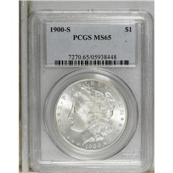 1900-S S$1 MS65 PCGS. Dazzling luster exudes from both