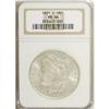 1901-O S$1 MS66 NGC. A well struck and satiny represen