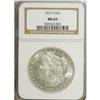 1921-S S$1 MS65 NGC. A subtly gold-tinted Gem represen