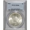 Image 1 : 1924 S$1 MS66 PCGS. Wonderful frosty luster, pretty mu