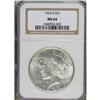 Image 1 : 1924-S S$1 MS64 NGC. Lustrous, as expected from this s