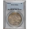 Image 1 : 1925-S S$1 MS64 PCGS. Low intensity multicolored tonin