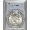 Image 1 : 1925-S S$1 MS64 PCGS. Intensely lustrous surfaces disp