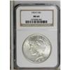 Image 1 : 1925-S S$1 MS64 NGC. Near-brilliant surfaces display w