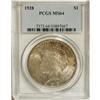 Image 1 : 1928 S$1 MS64 PCGS. Occasional splashes of olive-tan a