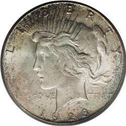 1928-S S$1 MS65 PCGS. An important condition rarity in