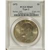 Image 3 : 1972 $1 Type Two MS65 PCGS. An even veil of pale golde