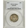 Image 1 : 1893 25C Isabella Quarter MS64 PCGS. Navy-blue, golden