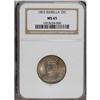 Image 3 : 1893 25C Isabella Quarter MS65 NGC. The Isabella quart